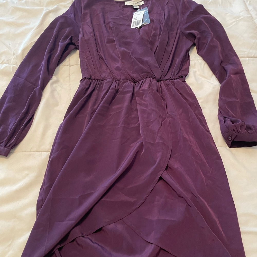 Brand New Forever 21 Large plum dress